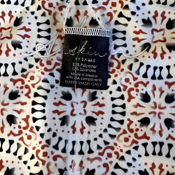 NWT Skin By Same Mosaic Tile Brief Swim Bikini Bottom - Size: Medium - Picture 5 of 7